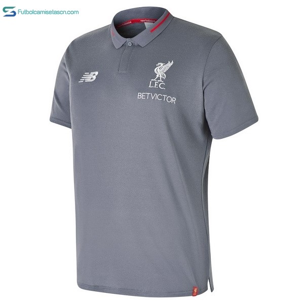 Polo Liverpool 2017/18 Gris Claro